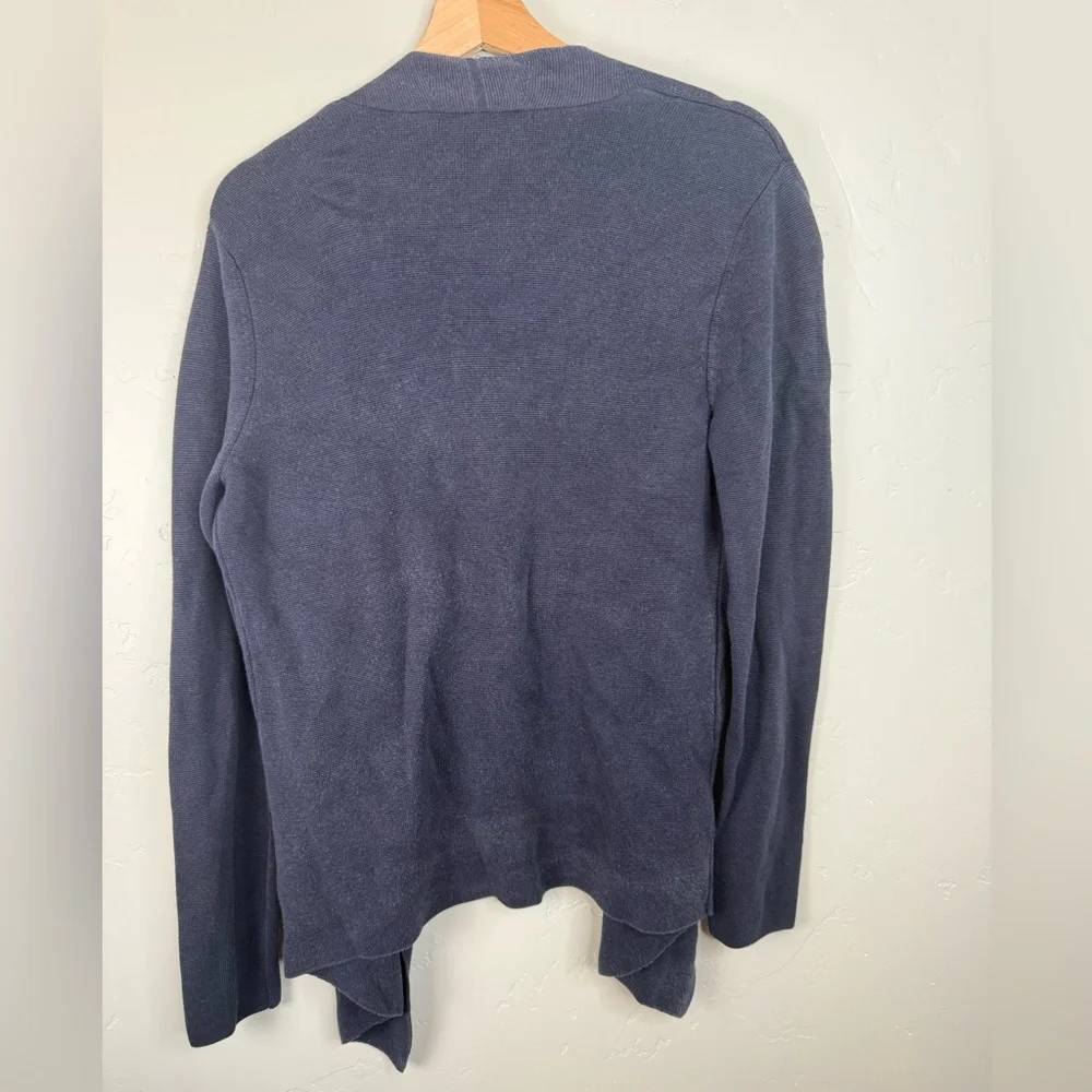Eileen Fisher Cardigan Silk Blend Open Front Lightweight Sweater Size Medium